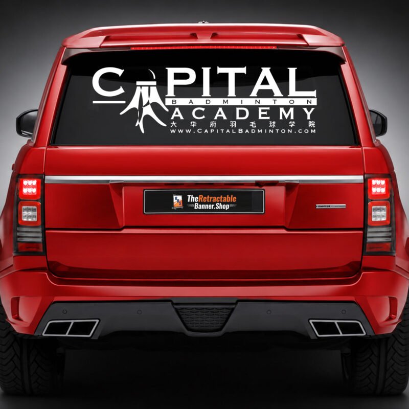Rear window vinyl decals available at TheRetractableBanner.Shop