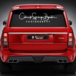 Custom rear glass decals for cars and trucks | TheRetractableBanner.Shop