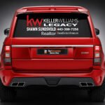 Custom rear glass decals for cars and trucks | TheRetractableBanner.Shop
