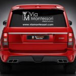 Personalized rear glass vinyl lettering and decals from TheRetractableBanner.Shop