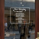 Custom Open Hour Decal for Business Storefront Window | TheRetractableBanner.Shop