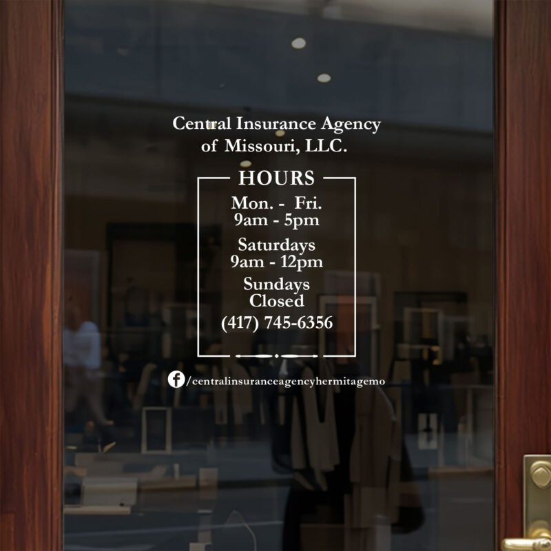 Open Hour Decals Available at TheRetractableBanner.Shop