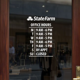 Open Hour Decals Available at TheRetractableBanner.Shop